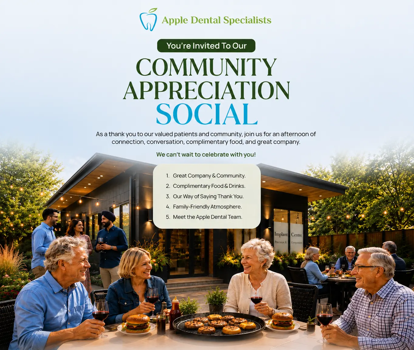 COMMUNITY APPRECIATION SOCIAL Advanced Implant Rehabilitation