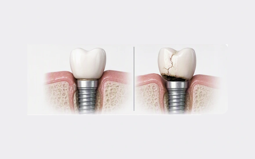 Implant is Fine but Restoration Is Not.